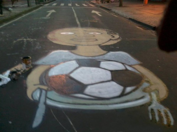 Anti-FIFA World Cup arts appearing across Brazil